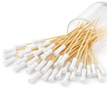 Imagem de Palhetas de coquetel de golfe, palitos de camiseta de golfe de 100 cm, 100 peças de espetos de bambu para aperitivos, decorações de festa com tema de golfe, espetos de coquetel de espetos, palitos de