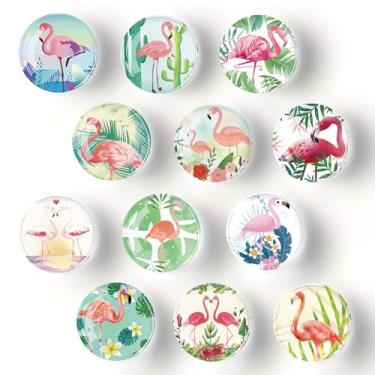 Imagem de FanQvv Ímãs de geladeira ultrafortes e seguros para arranhões (pacote com 12), imãs de geladeira de vidro multiuso para quadro branco, vidro, armário, máquina de lavar louça, decoração de escritório e