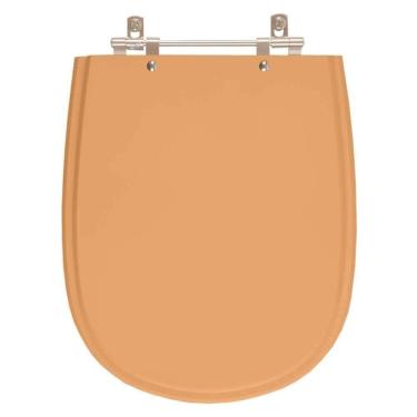 Imagem de Assento Sanitário Poliester Paris Papaya Para Vaso Ideal Standard