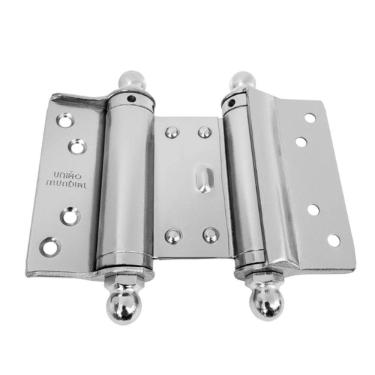 Imagem de Dobradiça Para Porta De Abrir Vai - Vem União Mundial Cromado - 4