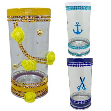 Imagem de Porta Vela 7 Dias 18 cm Orixás Umbanda Candomblé - Selecione