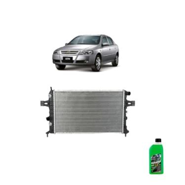 Imagem de Kit Radiador GM Vectra 2.0/2.4 06/16V Com Ar + Aditivo Paraflu Verde 1 Litro