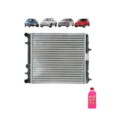 Imagem de Kit Radiador VW Gol GV 09> e Fox 09> com Aditivo Visconde Rosa Pronto Uso