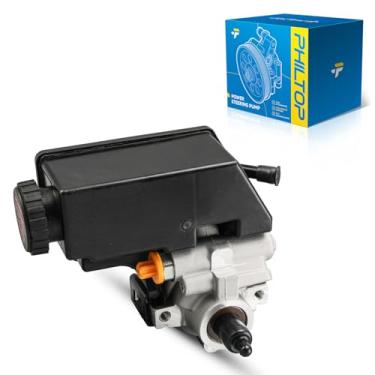 Imagem de PHILTOP Bomba de direção hidráulica 2058538 com reservatório, adequada para 1995-1999 S10 2.2L, 1995-1999 Sonoma 2.2L, 1996-2000 Hombre 2.2L, substitui OE 2058538F, 2058888, 26039621, 26046 904