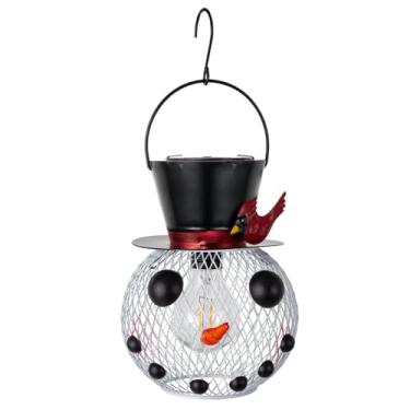 Imagem de Lanterna de boneco de neve de Natal ao ar livre (0901)