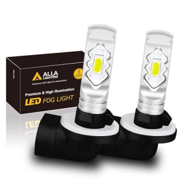 Imagem de Lâmpadas de LED de neblina Alla Lighting 3800lm 889 881 Xtreme Super Brilhante 898 881 Lâmpada LED ETI 56-SMD LED 881 Lâmpada para carros de motocicleta caminhões SUVs luzes de neblina DRL, 6000K Xenon Branco (conjunto com 2)
