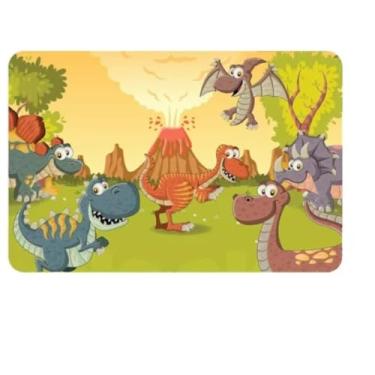 Imagem de Quebra Cabeça Infantil Dinossauros 30 Peças - Mdf