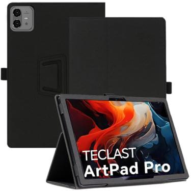 Imagem de AKNICI Capa para tablet TECLAST Artpad Pro de 12,7 polegadas, capa protetora dobrável de couro sintético premium com ímã de alça de mão para TECLAST Artpad Pro