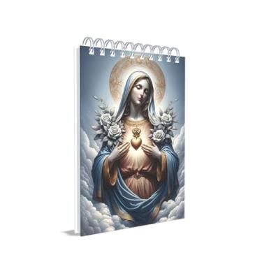 Imagem de Bloco de Anotações Católico, Imaculado Coração de Maria, Capa 13