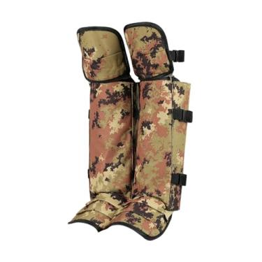 Imagem de Dynwave Polainas para botas de caminhada, portáteis para botas, protetores de perna para esqui, atividades ao ar livre, mochilão e camping, Verde