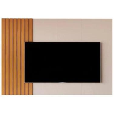 Imagem de Painel Boto 180cm para Tv Até 70 Polegadas Ripado com Led Jb Bechara C