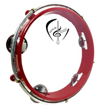 Imagem de Pandeiro Infantil Junior 8 Polegadas Pele Cristal Web Music Shop (VERMELHO)