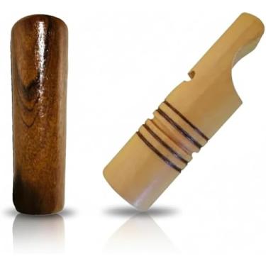 Imagem de Apito Inhambu Açu 05 + Apito De Madeira Profissional Capivara 34 Pio