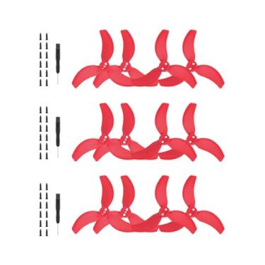 Imagem de CAPART 12PCS 3032S Propellers for DJI Avata 2, Low-Noise Blade Wings Back-Up Prop Replacement Repair Parts (Red)