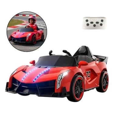 Imagem de Mini Carro Elétrico Infantil 6v C/Luz Música Usb Vermelho - BW404VM