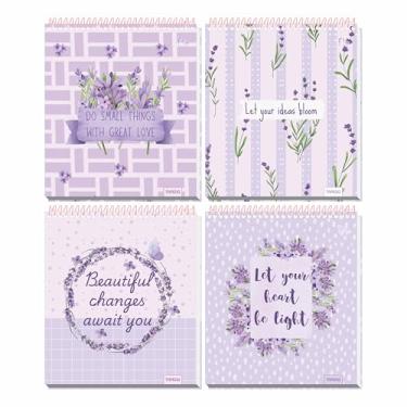 Imagem de Caderno de 10 Matérias Capa Dura 2019 x 4 Unidades, Tamoio 2560, Multicor