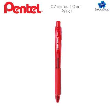 Imagem de Caneta Esferográfica PENTEL Wow Retrátil RT, 0.7 mm Vermelho