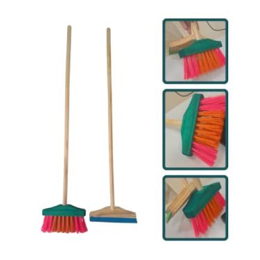 Imagem de Kit de Limpeza Infantil, Vassoura e Rodo de Brinquedo - Aprendizado e Criatividade