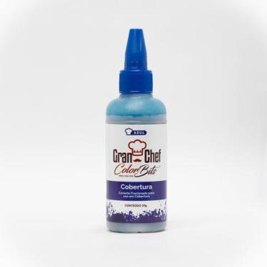 Imagem de Color bits cobertura 50g gran chef  - Azul