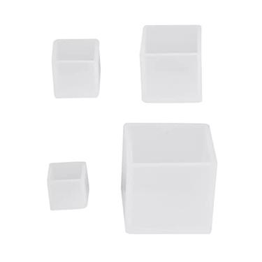Imagem de Generic Moldes Quadrados de Resina Epóxi de Silicone Com Alto Efeito de Espelho, Molde para Fabricação de Joias, Artesanato Faça você Mesmo, 4 Unidades, 5,5 "1,6" 1,2 "" para Amantes de Artesanato