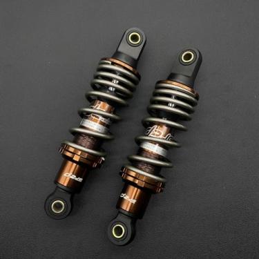 Imagem de Suspensão de amortecedor traseiro de 275 mm/10,8 polegadas para scooter elétrico Enduro Dirt Bike amortecedores cinza