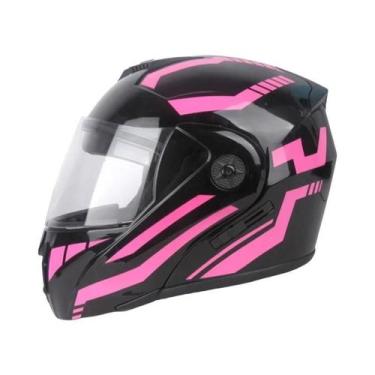 Imagem de Capacete De Motocicleta Unissex De Rosto Inteiro 2024, Capacete Modula