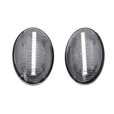 Imagem de Malcayang Marcador lateral de LED âmbar sequencial de luz de seta transparente para Opel Astra Corsa Combo Meriva Tigra Sintra Vita (transparente)