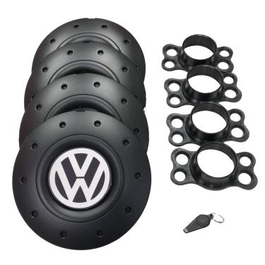 Imagem de Calotas Miollo Vw Up Aro 14 2011/2019 Estilo Amarok Preto