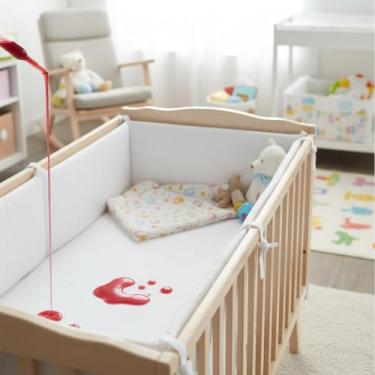 Imagem de Capa Protetora de Colchão Berço Padrão e Americano Impermeável Xô Xixi Proteção Total