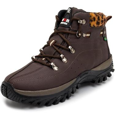 Imagem de Bota Coturno Adventure Feminina Cano Curto Trilha Super Conforto - Preto - 39-Feminino