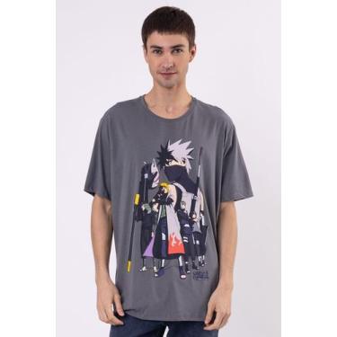 Imagem de Camiseta Naruto Kakashi Anbu - Piticas, 16, Chumbo
