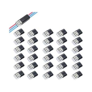 Imagem de Conectores Rápidos De Emenda De Fios, Bloco De Terminais Compacto Univ