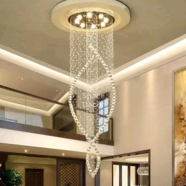 Imagem de Luminária De Cristal Espiral Duas Camadas Para Sala De Estar - Space D