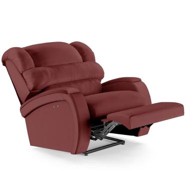 Imagem de Poltrona Do Papai Reclinável Kalie Power Touch Massagem Fh9 Pu Vermelho - Mpozenato
