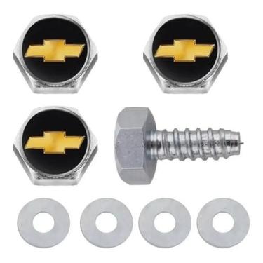 Imagem de Kit 4 Parafusos De Placa Emblema Gm Corsa Celta Prisma Onix - Congratu