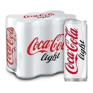 Imagem de 6 Und Refrigerante Coca Cola Light Baixa Caloria Lata 310ml