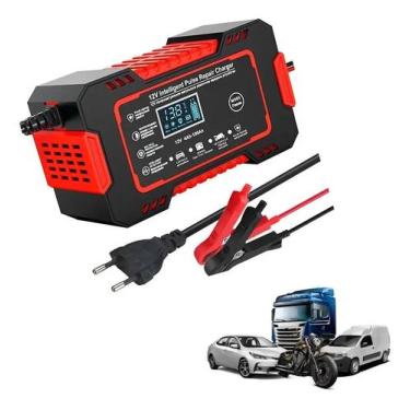 Imagem de Carregador de Bateria Inteligente 12V 100A Carro Moto Caminh - Congrat