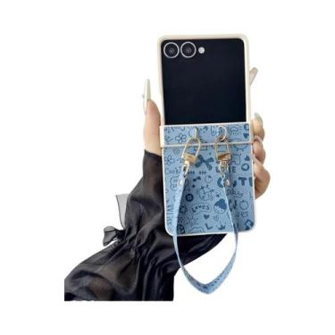 Imagem de Capa De Couro Com Desenho Animado Para Samsung Galaxy Z Flip 7 FE 6 5 