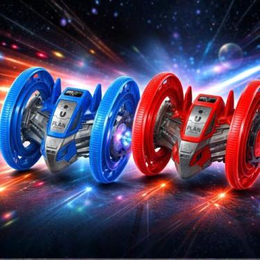 Imagem de Carrinho Espacial Exploração Brinquedo Luz Música Rotação 360 Radical 