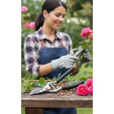 Imagem de Tesoura Poda Profissional 8.1/2" Aço Forjado Resistente - Congratulati