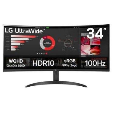 Imagem de Monitor lg uw curvo 34 100hz 34wr50qkb