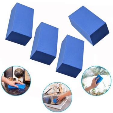 Imagem de Kit com 4 Esponja em Espuma de Pva Ultra Absorvente Banho Lavar Carros