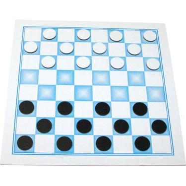 Imagem de Jogo de Damas 24 peças 30 x 30cm Mdf Carlu
