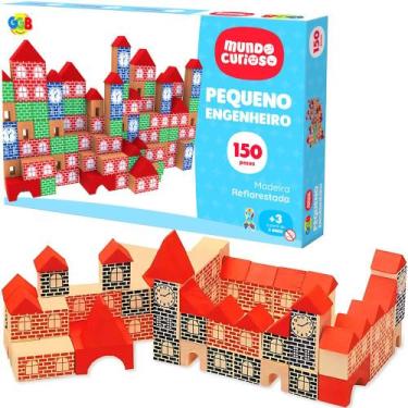Imagem de Pequeno Engenheiro 150 Pcs Blocos Monta Monta Infantil