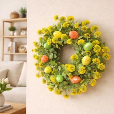 Imagem de Guirlanda Ovinhos Ovos Páscoa Decoração Artificial De 30cm - Genérico,