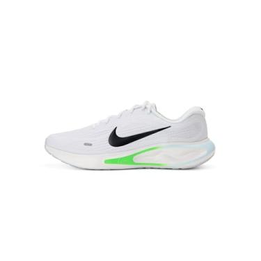 Imagem de Nike Tênis de corrida masculino Journey Run Road (branco/greve verde/azul gelo/preto), Branco/preto-verde Strike-azul glaciar, 44