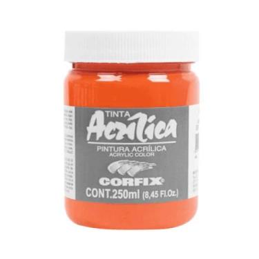 Imagem de Tinta Acrilica P/ Tela 250ml Corfix G1 055- Laranja