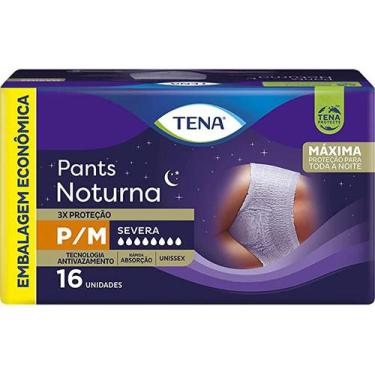 Imagem de Fralda descartável tena pants noturna p/m c/16 unidades