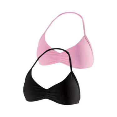 Imagem de Top Esportivo Feminino Acolchoado Com Costas Abertas, Tipo Halter, Par