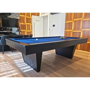 Imagem de Mesa de Sinuca/Bilhar - 2,34x1,34 - Nelson Bilhares, Azul royal
